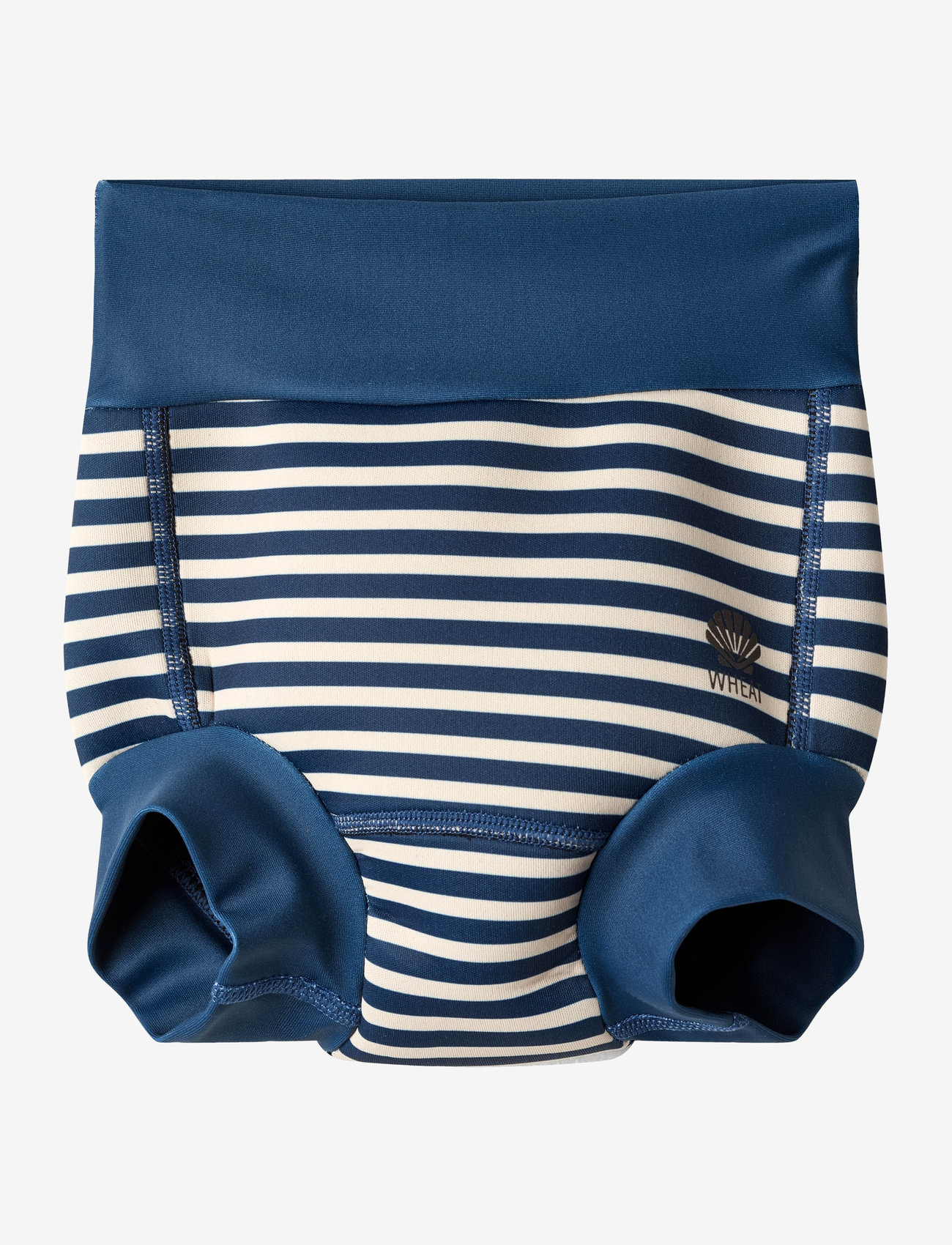 Wheat - Neoprene Swim Pants - indigo stripe - 0