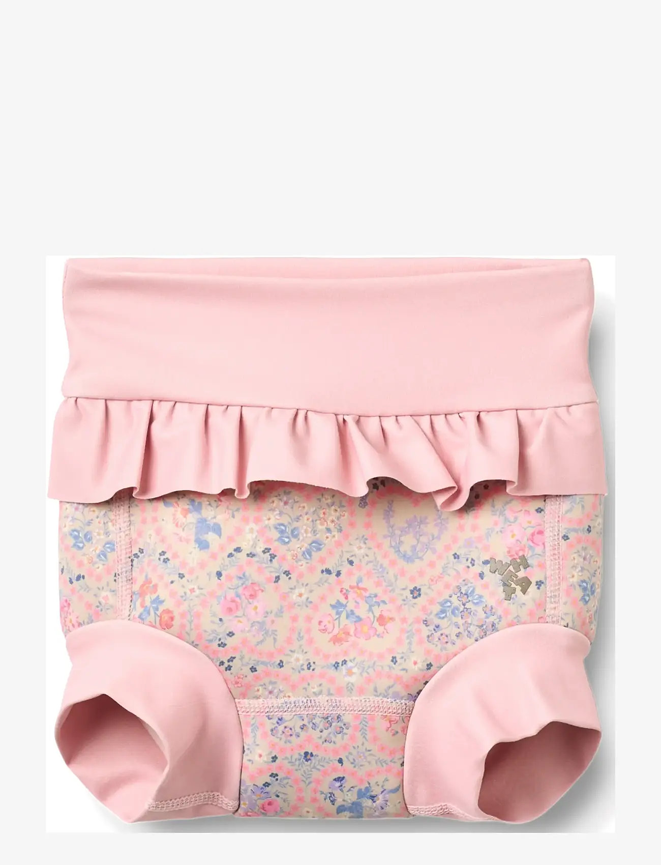 Wheat - Neoprene Swim Pants Rita - zwemluiers - pink heart flowers - 0