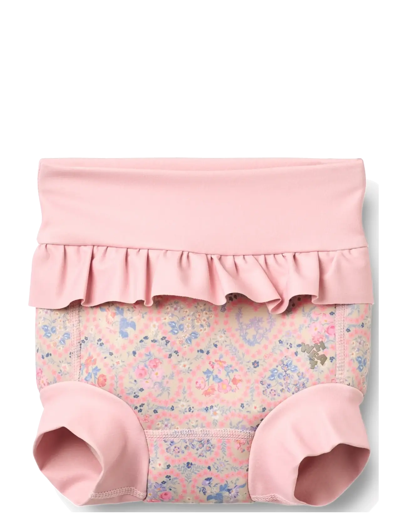 Wheat Neoprene Swim Pants Rita - Swimwear - PINK HEART FLOWERS / pink/rose