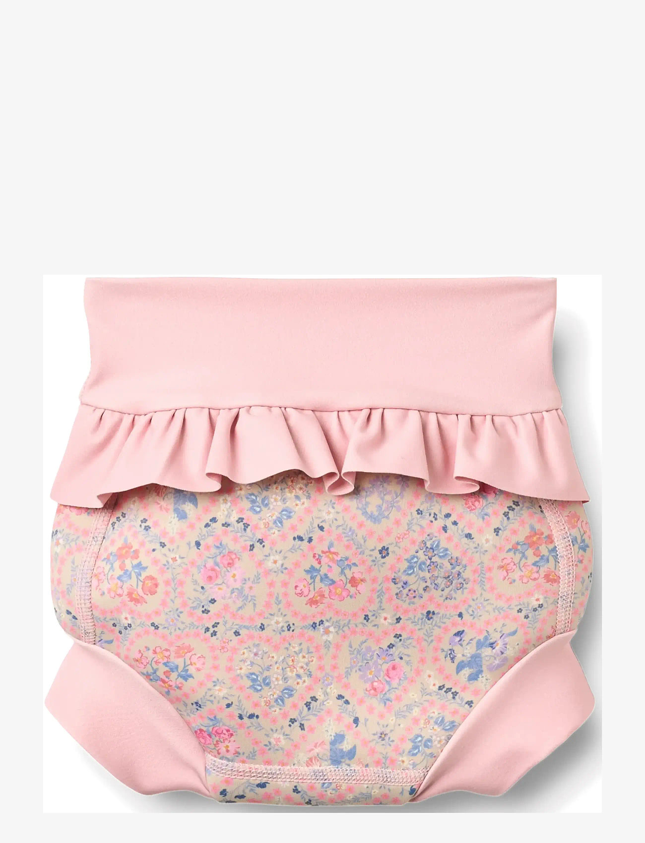 Wheat - Neoprene Swim Pants Rita - zwemluiers - pink heart flowers - 1