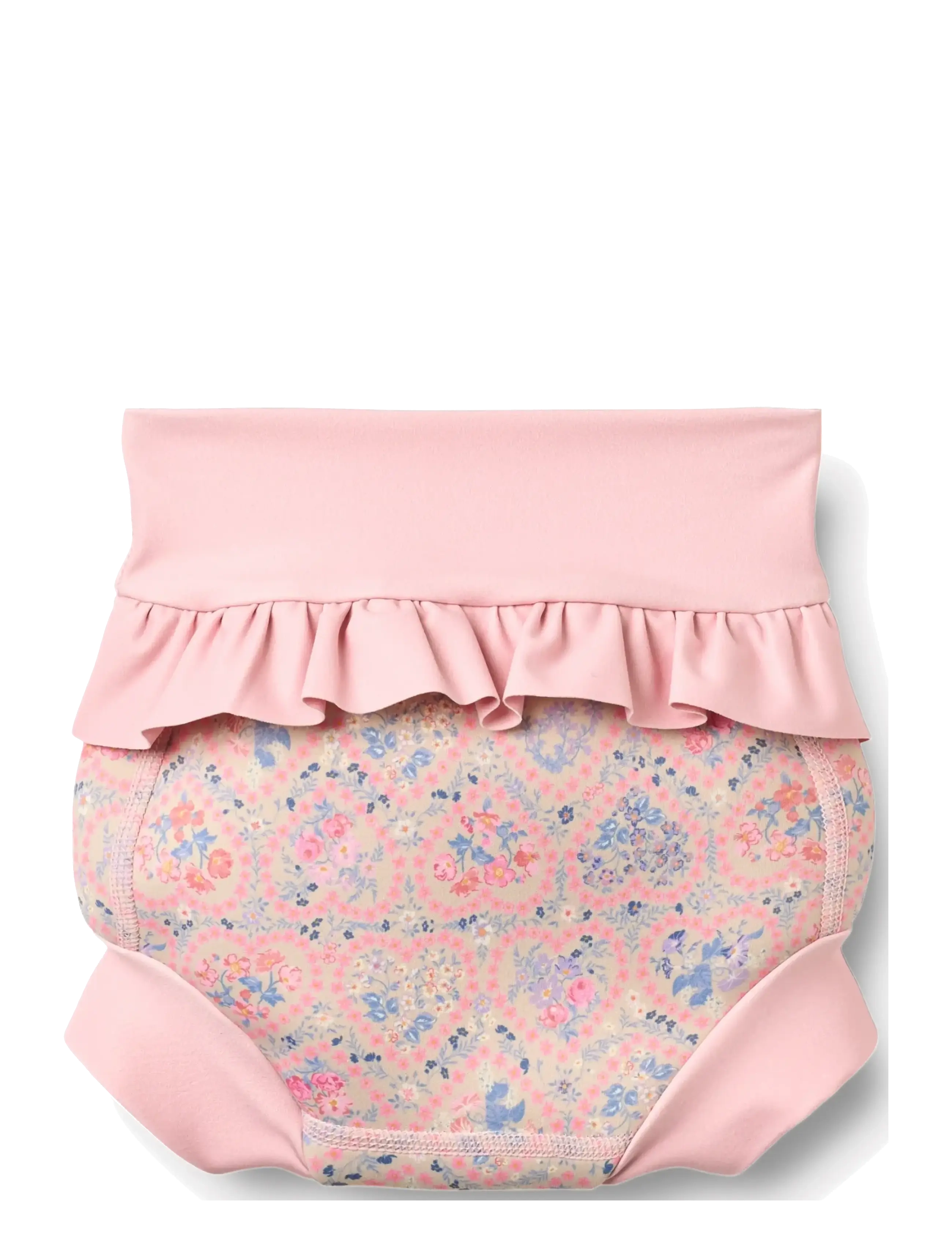 Wheat - Neoprene Swim Pants Rita - swim diapers - pink heart flowers - 1