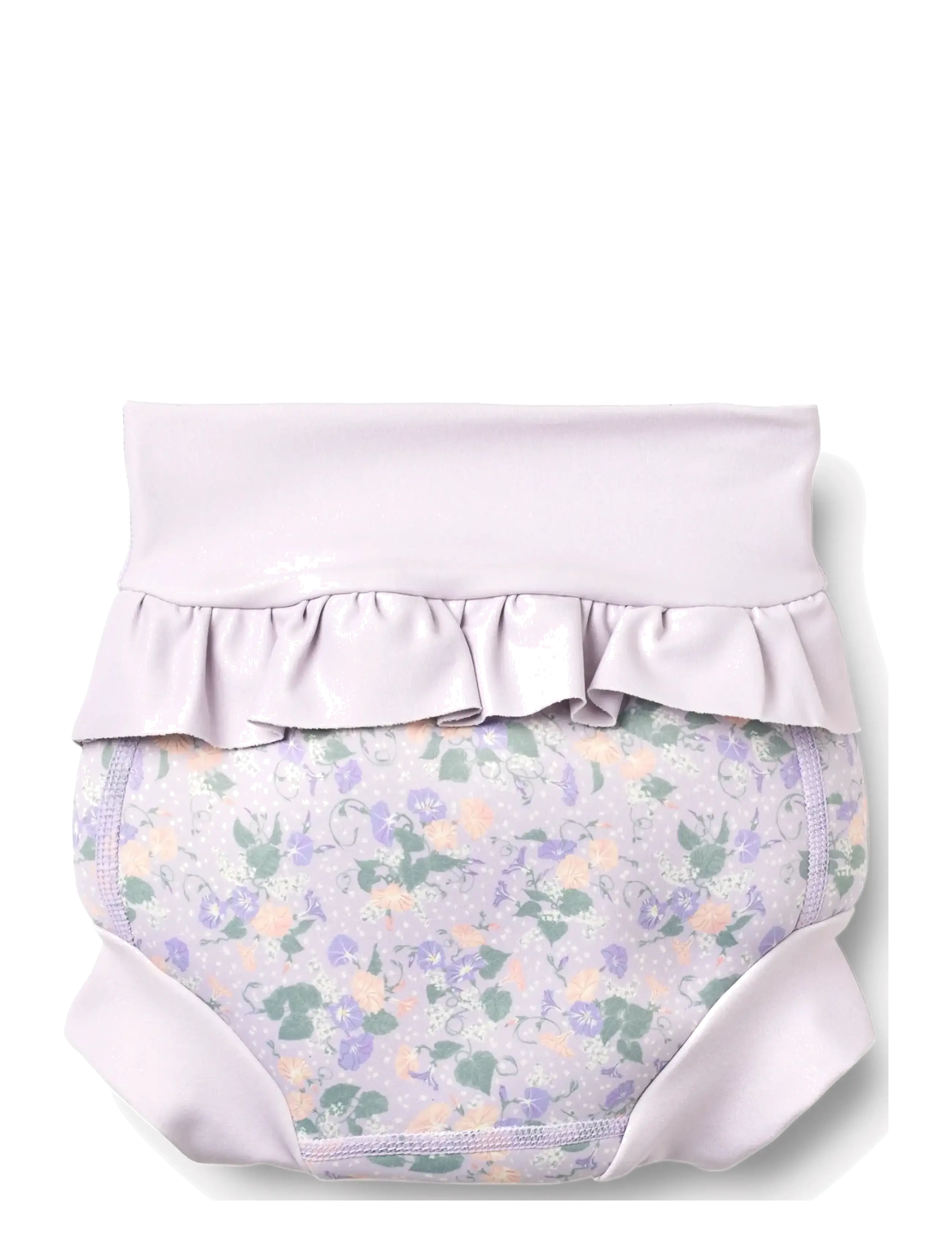 Wheat - Neoprene Swim Pants Rita - swim diapers - purple light petunias - 1
