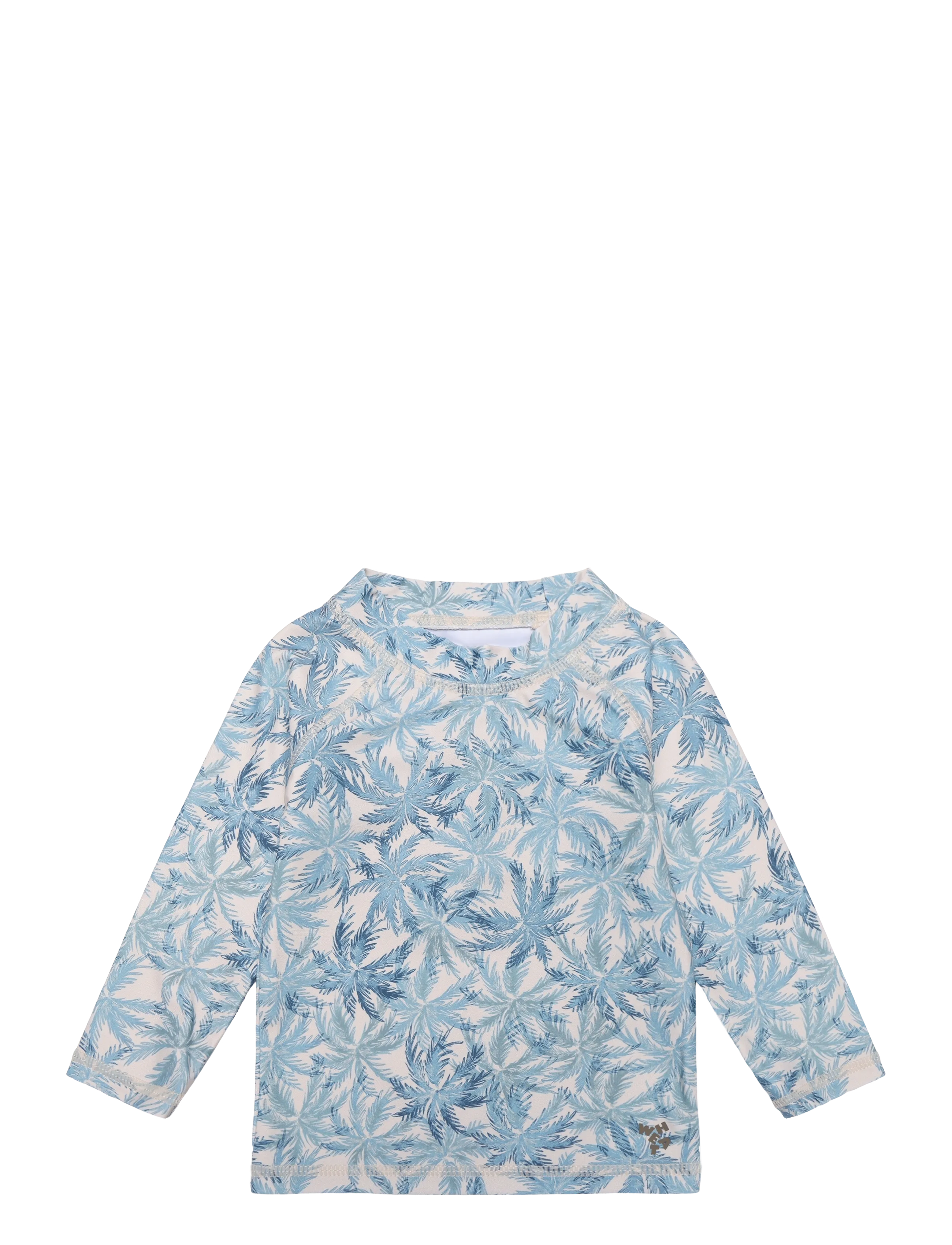 Wheat Swim T-Shirt L/S Dilan, 74, Blue, Badetøj > Swim Overdele, Børn