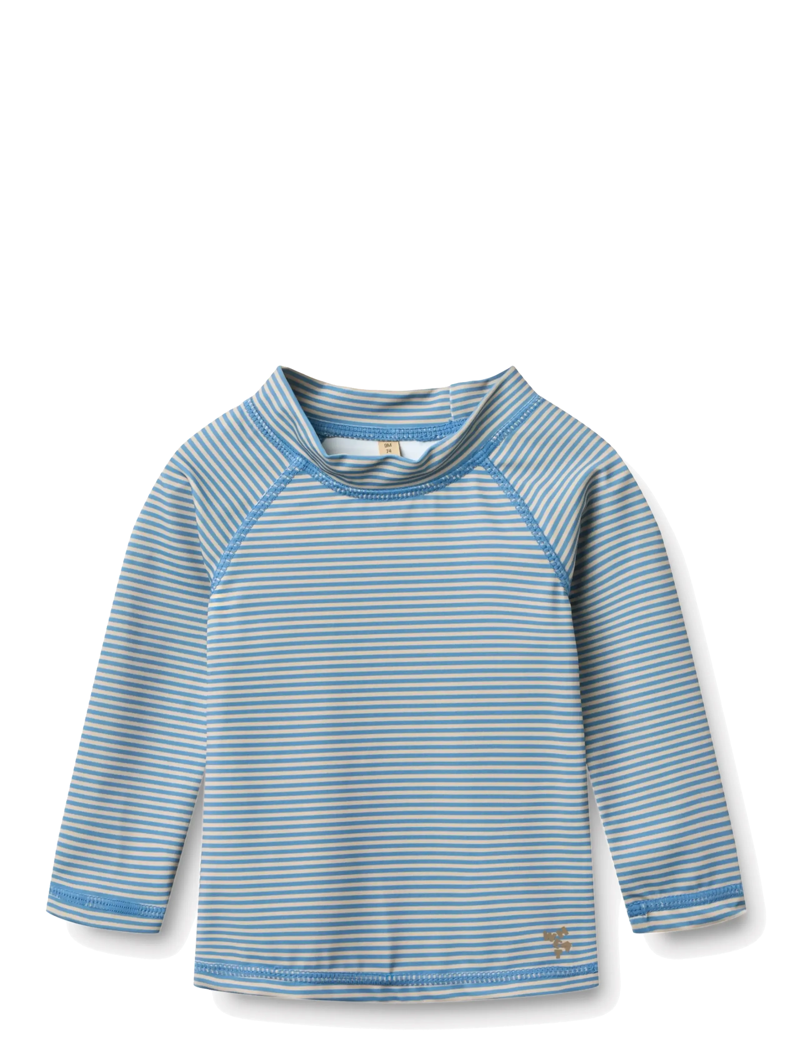 Wheat Swim T-Shirt L/S Dilan, 92, Blue, Badetøj > Swim Overdele, Børn