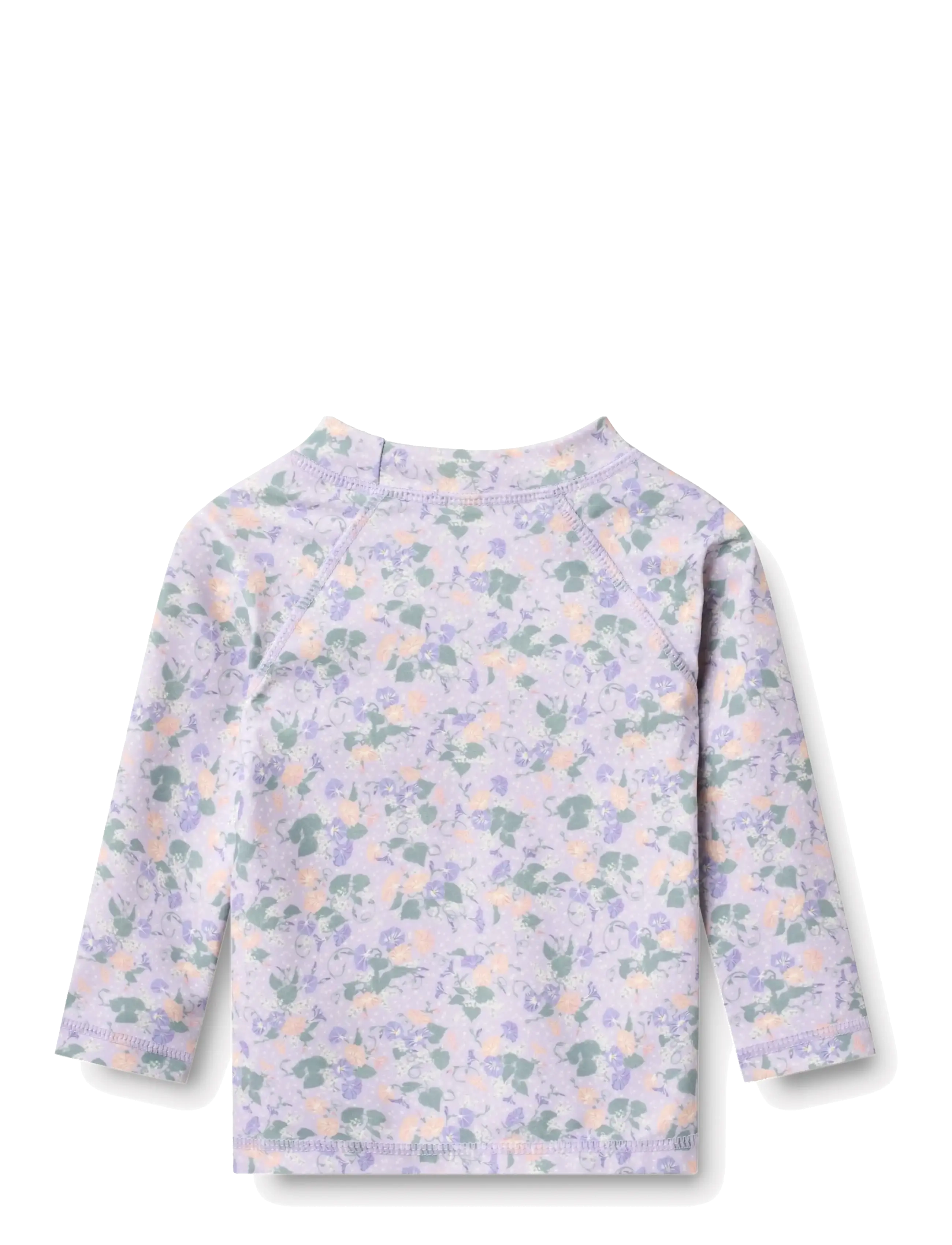 Wheat - Swim T-shirt L/S Dilan - ujumisriiete ülaosad - purple light petunias - 2