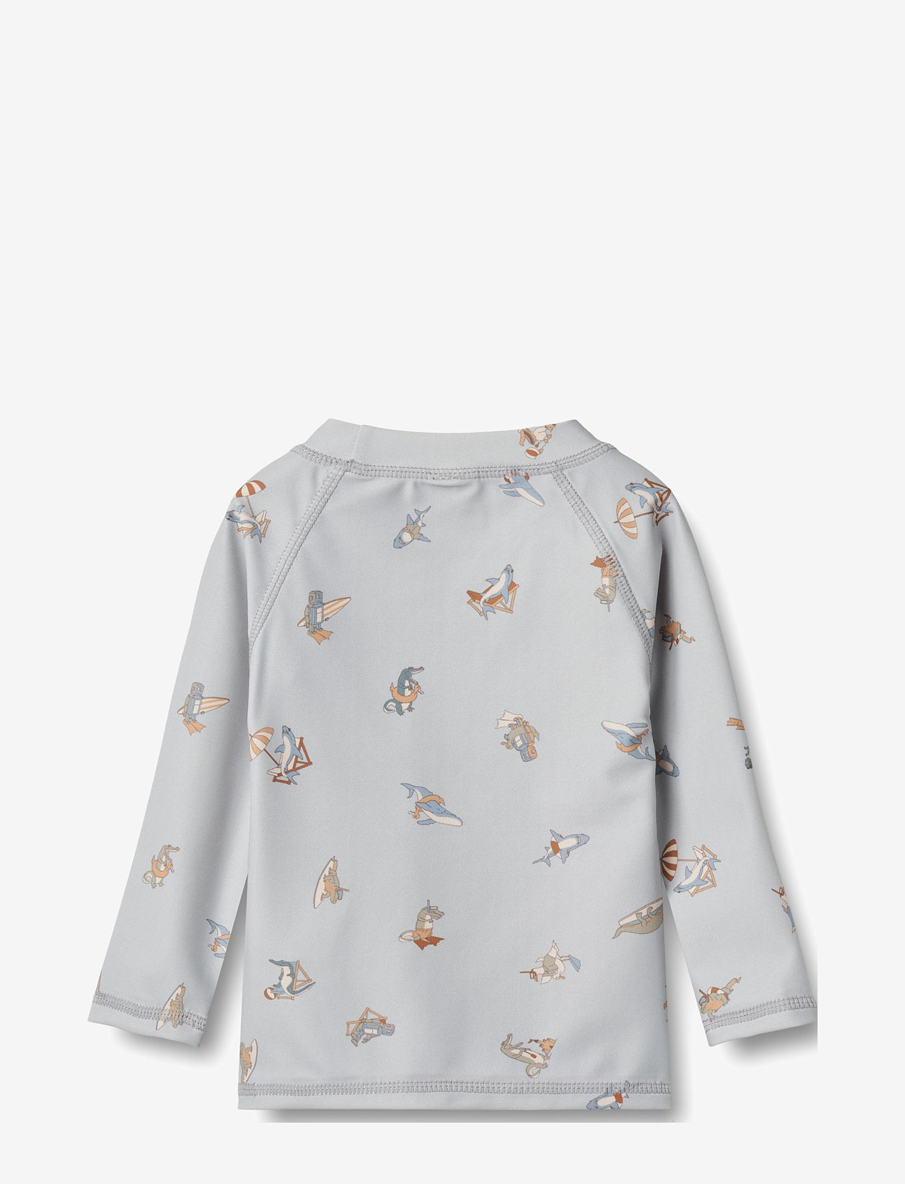 Wheat - Swim T-shirt L/S Dilan - badeoverdele - swim club - 1