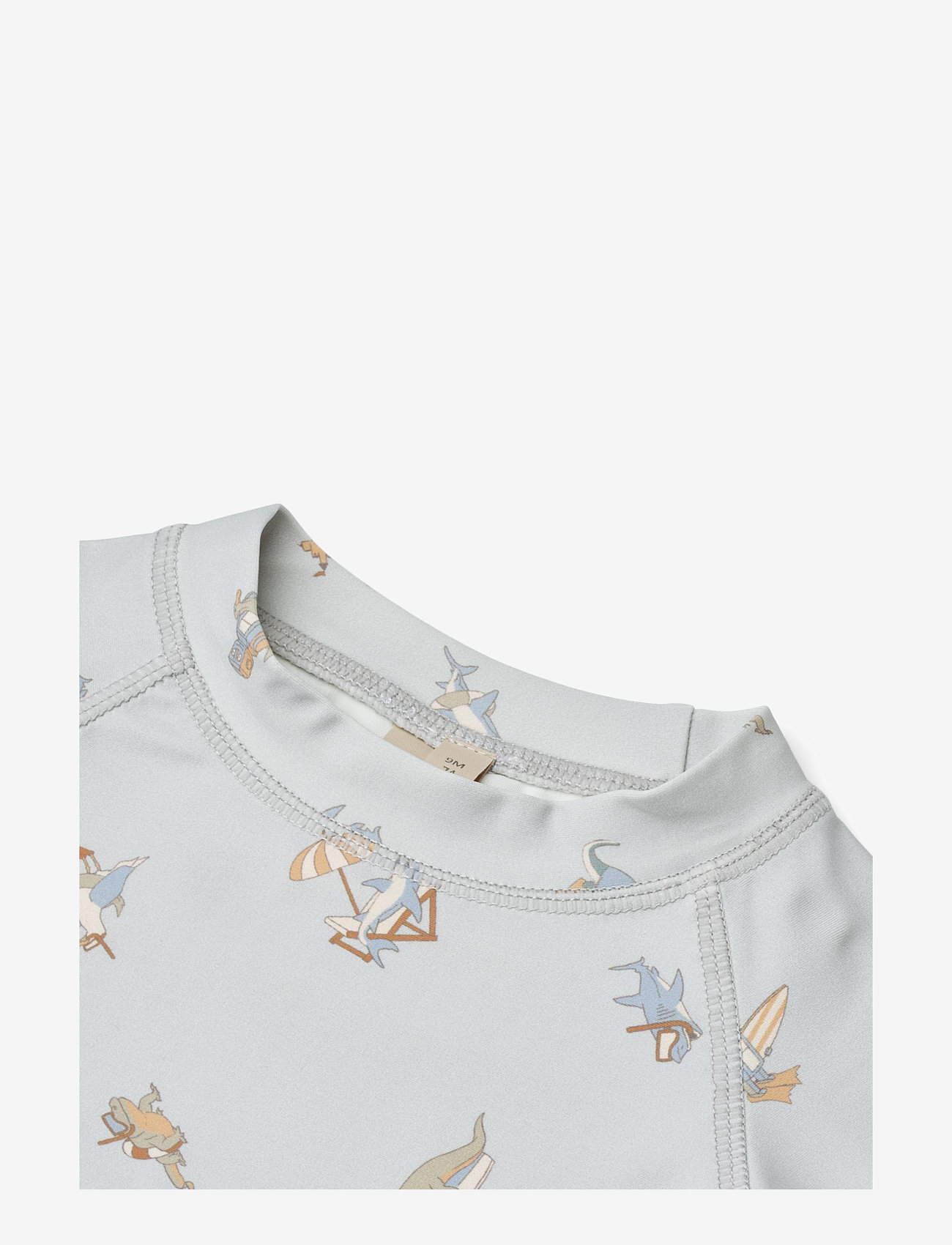 Wheat - Swim T-shirt L/S Dilan - badeoverdele - swim club - 2