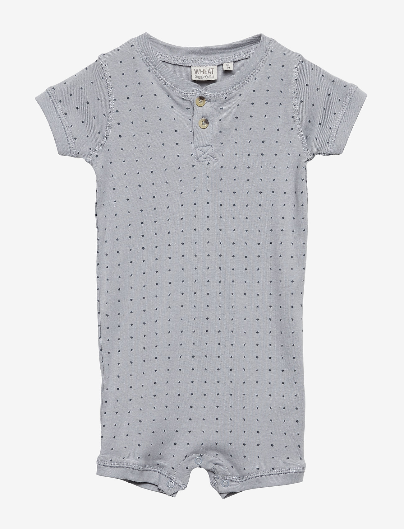 Wheat - Jumpsuit Placket SS - dove - 0