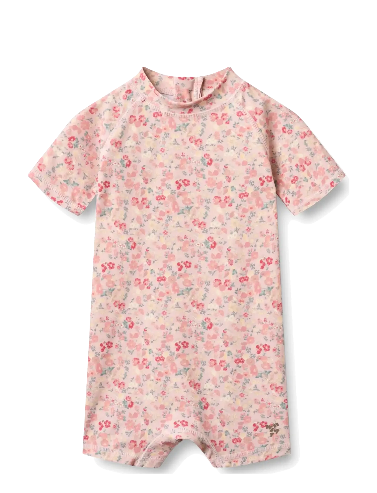 Wheat Swimsuit S/S Cas - Kleidung - POWDER FLOWERS AND SEASHELLS / pink/rose