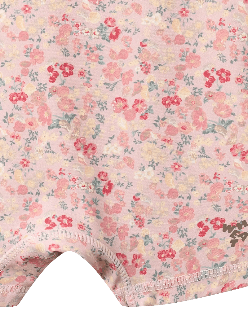 Wheat - Swimsuit S/S Cas - uv-kaitsega riided - powder flowers and seashells - 3