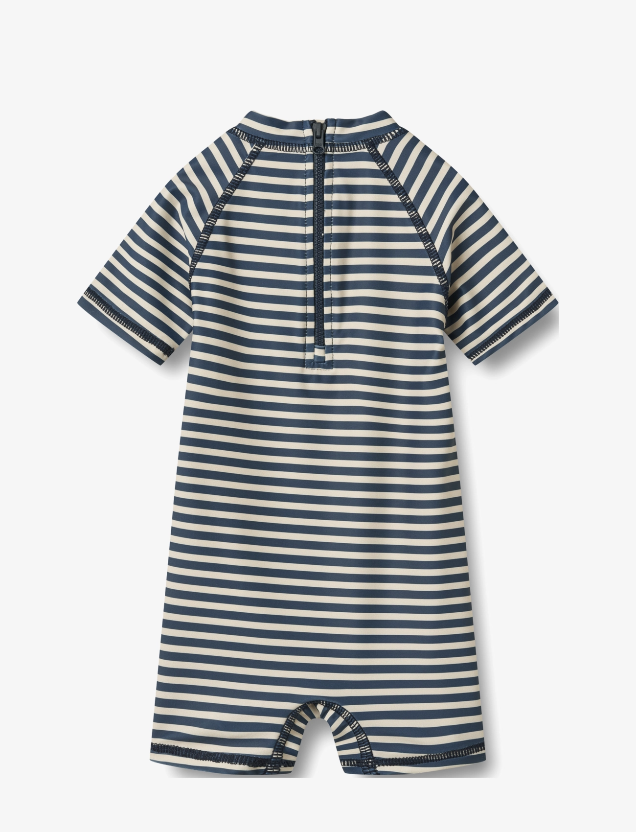 Wheat - Swimsuit S/S Cas - uv-bekleidung - blue stripe - 1