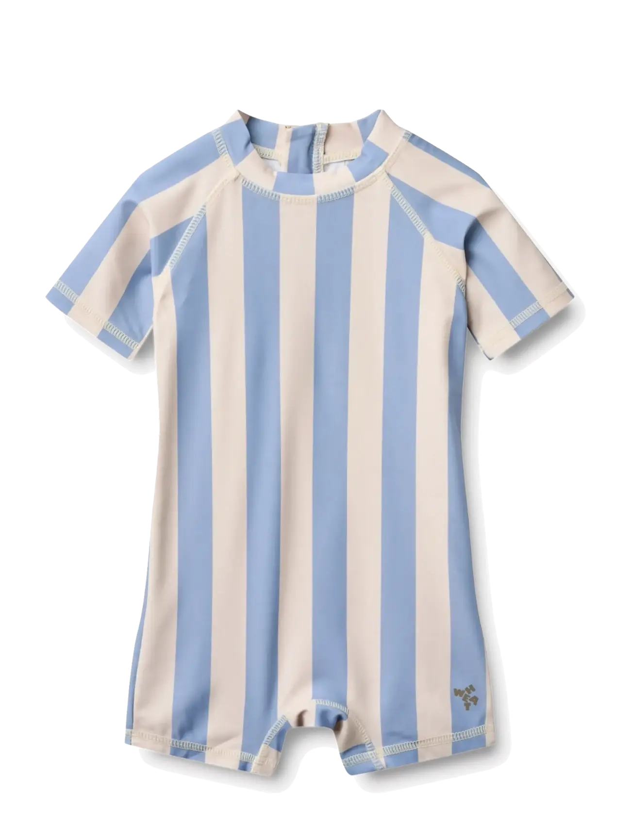 Wheat Swimsuit S/S Cas - Kleidung - BOLD BLUE STRIPE / blue