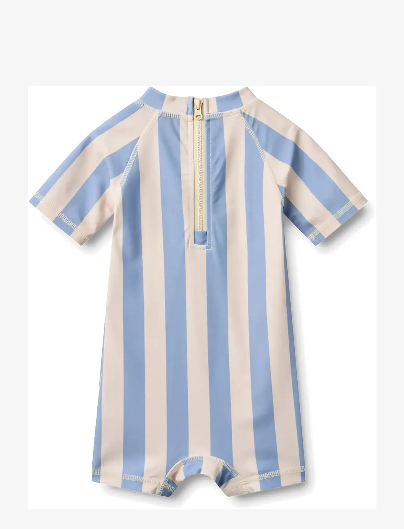 Wheat - Swimsuit S/S Cas - uv-tøj - bold blue stripe - 1
