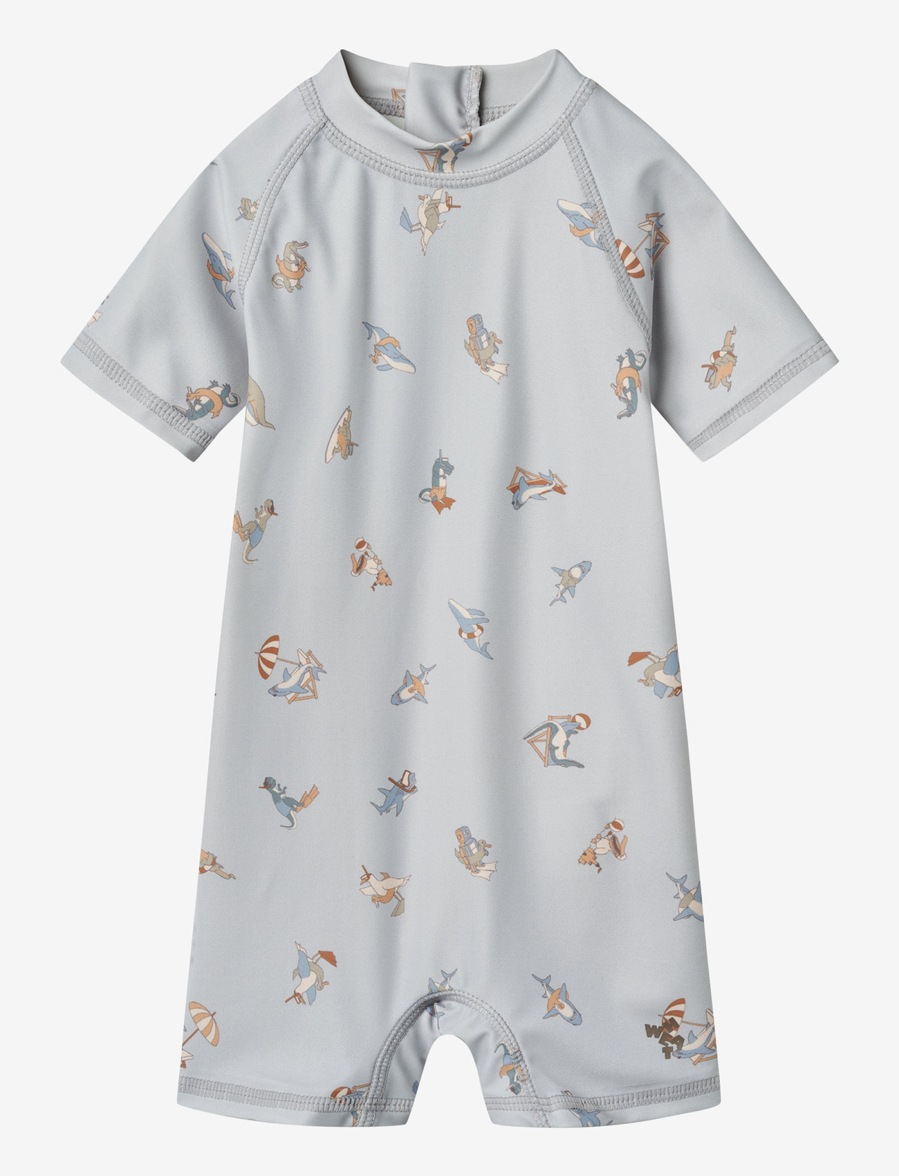 Wheat - Swimsuit S/S Cas - badedragter - swim club - 0