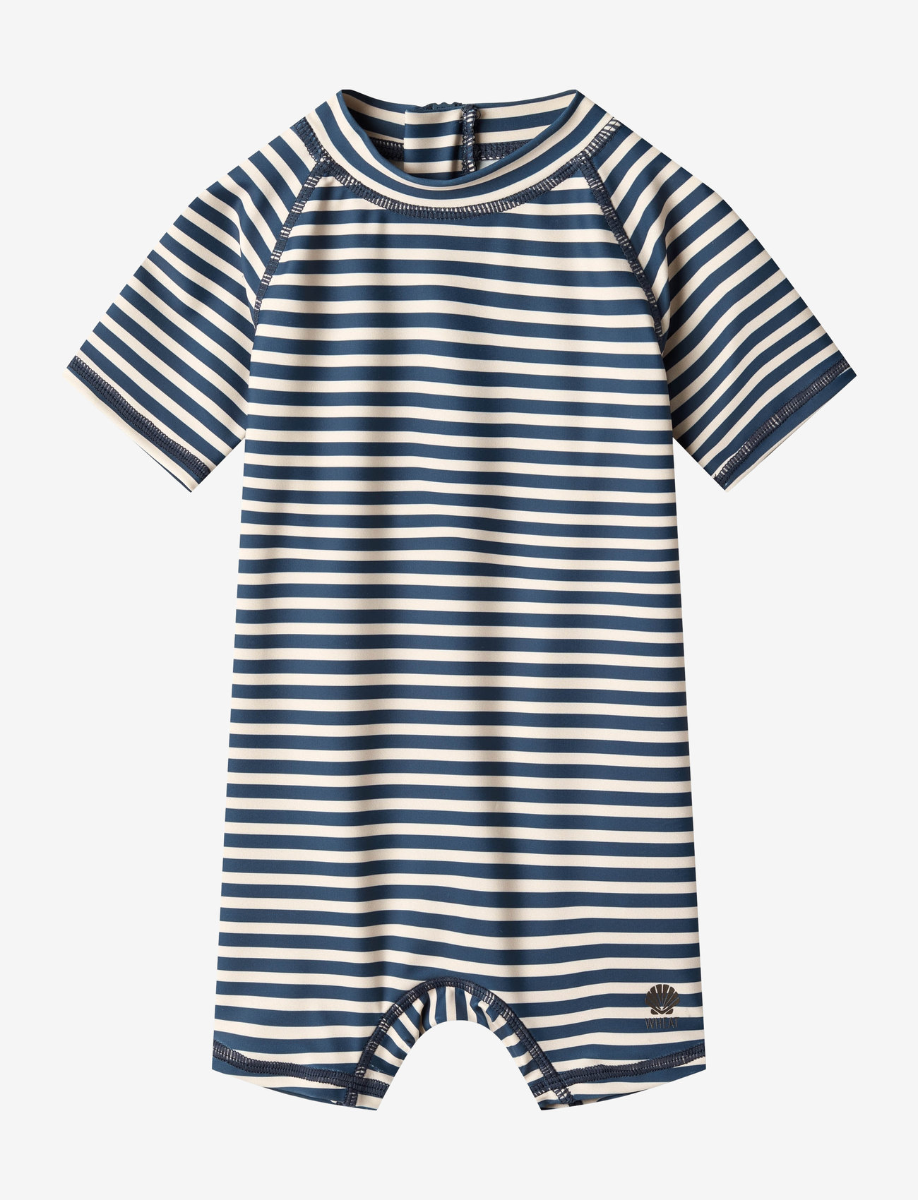 Wheat - Swimsuit S/S Cas - indigo stripe - 0