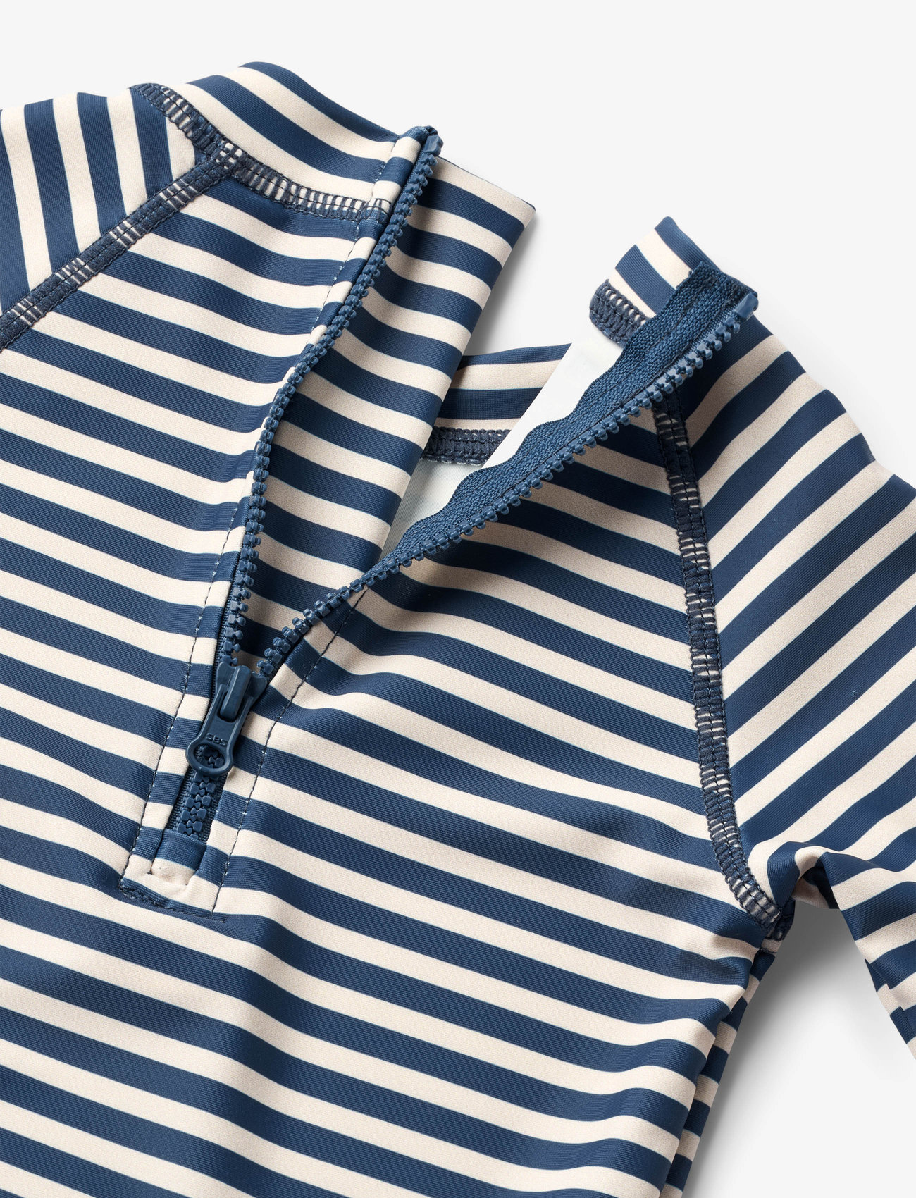 Wheat - Swimsuit S/S Cas - indigo stripe - 2