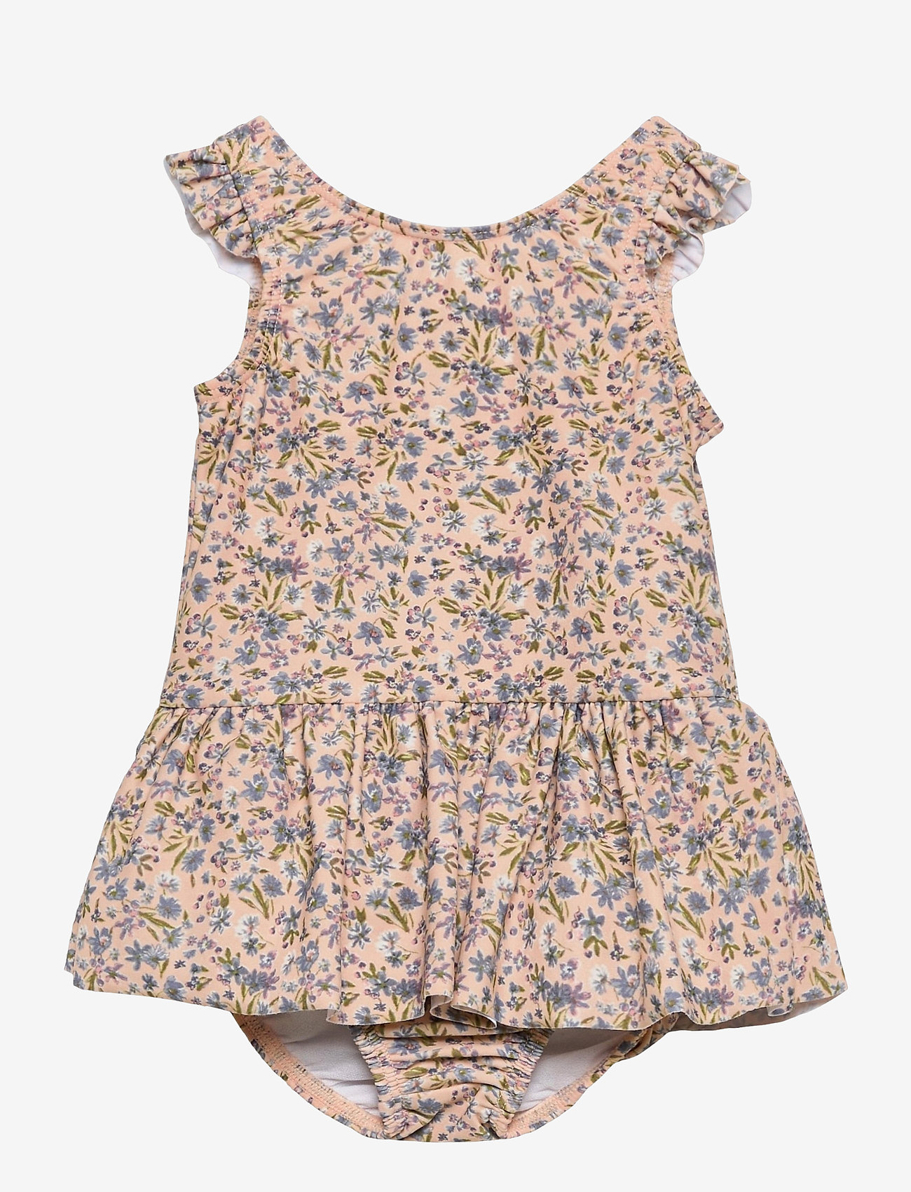 Wheat - Swimsuit Diddi - blue flowers - 0