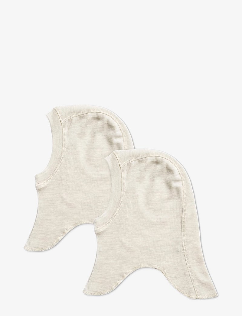 Wheat - 2 Wool Balaclava Felix - talveaksessuaarid - eggshell melange - 0