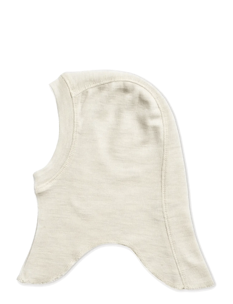 Wheat - 2 Wool Balaclava Felix - talveaksessuaarid - eggshell melange - 1