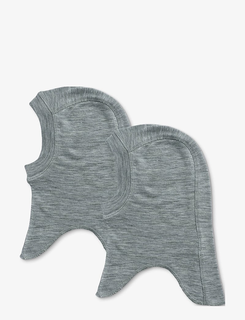 Wheat - 2 Wool Balaclava Felix - talveaksessuaarid - melange grey - 0