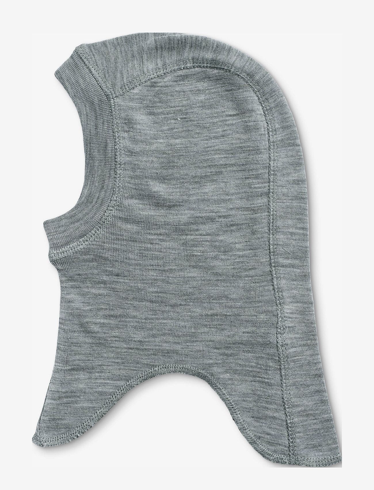 Wheat - 2 Wool Balaclava Felix - talveaksessuaarid - melange grey - 1