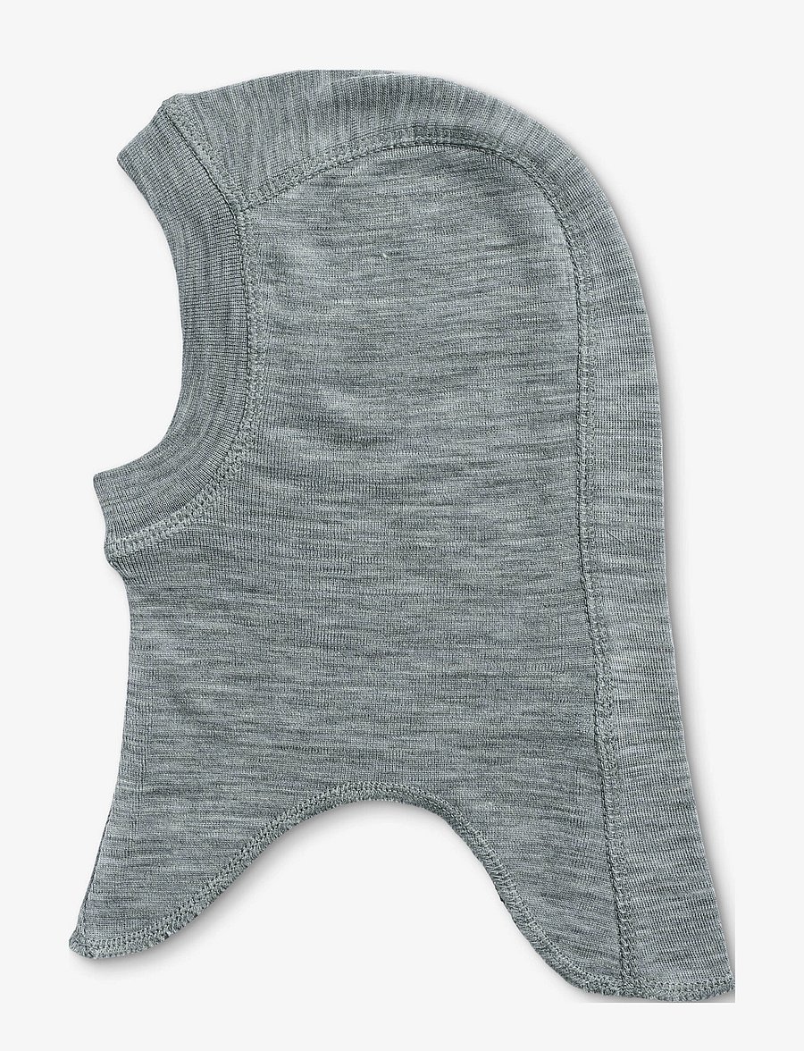 Wheat - 2 Wool Balaclava Felix - talveaksessuaarid - melange grey - 1