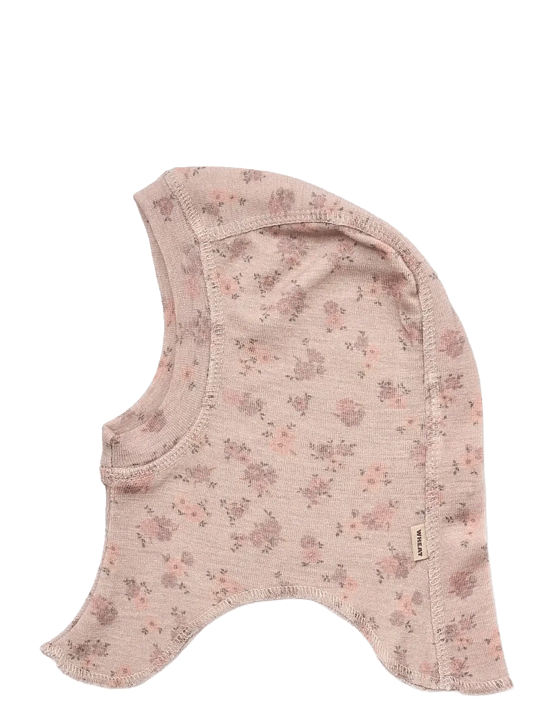 Wheat - 2 Wool Balaclava Felix - lilac flowers - 2