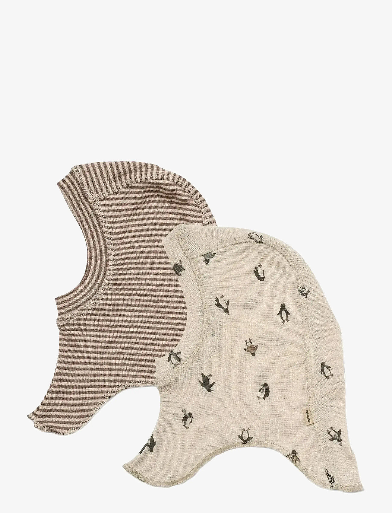 Wheat - 2 Wool Balaclava Felix - vinteraccessoarer - penguins - 0