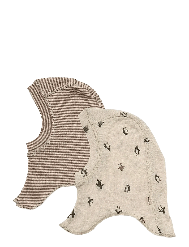 Wheat - 2 Wool Balaclava Felix - vinteraccessoarer - penguins - 0