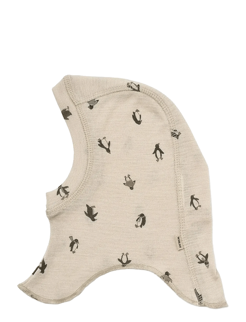 Wheat - 2 Wool Balaclava Felix - vinteraccessoarer - penguins - 1