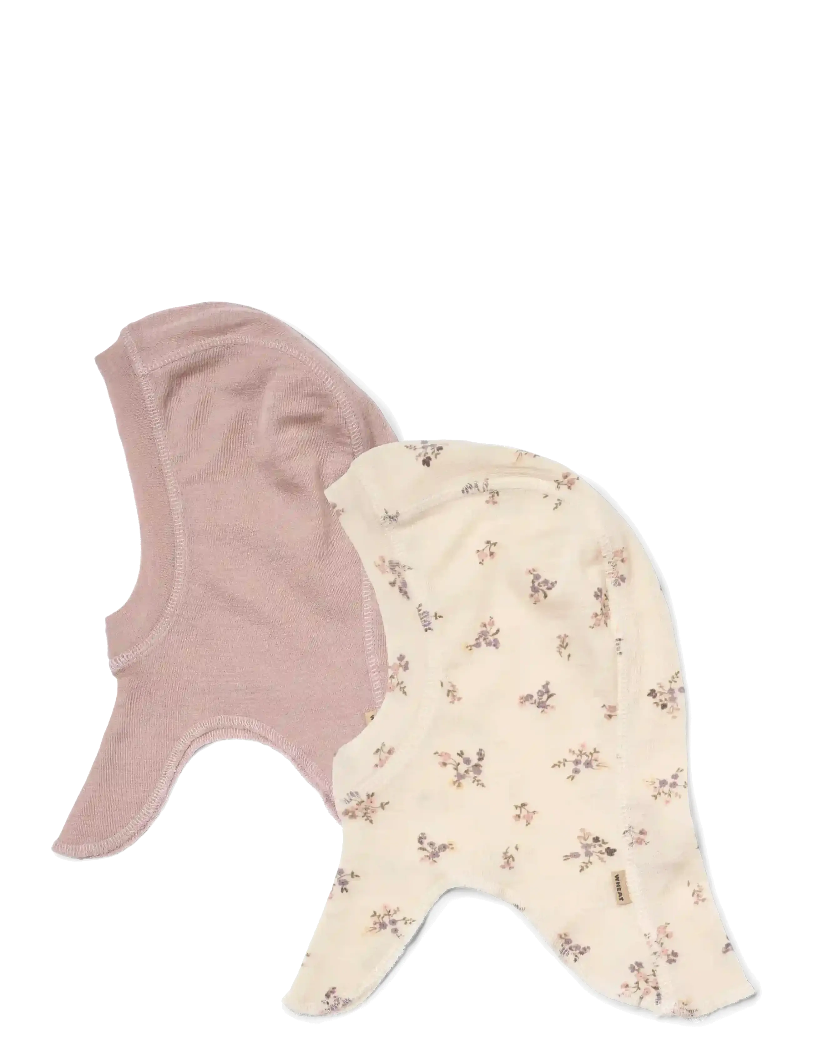 Wheat 2 wool Balaclava Felix - Lõbu välitingimustes - EGGSHELL FLOWERS / cream