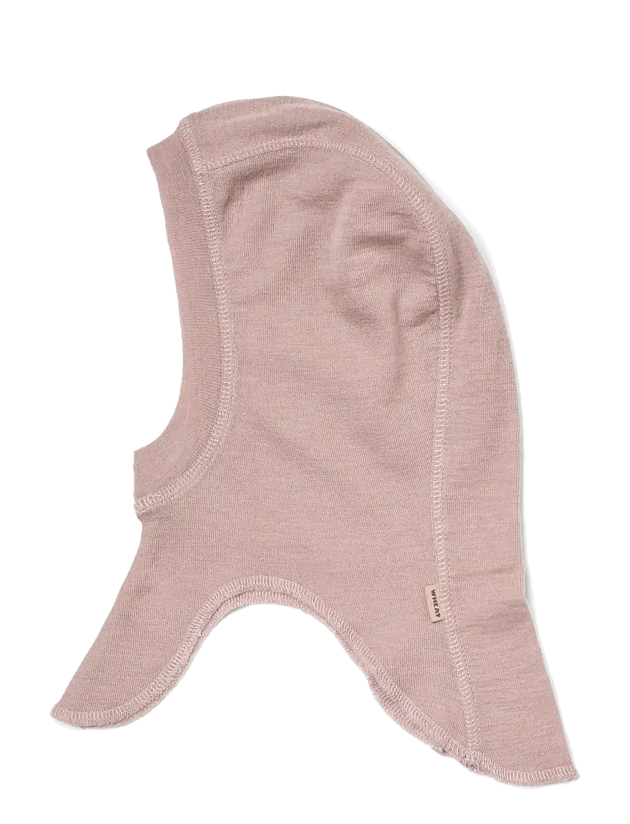 Wheat - 2 wool Balaclava Felix - eggshell flowers - 2