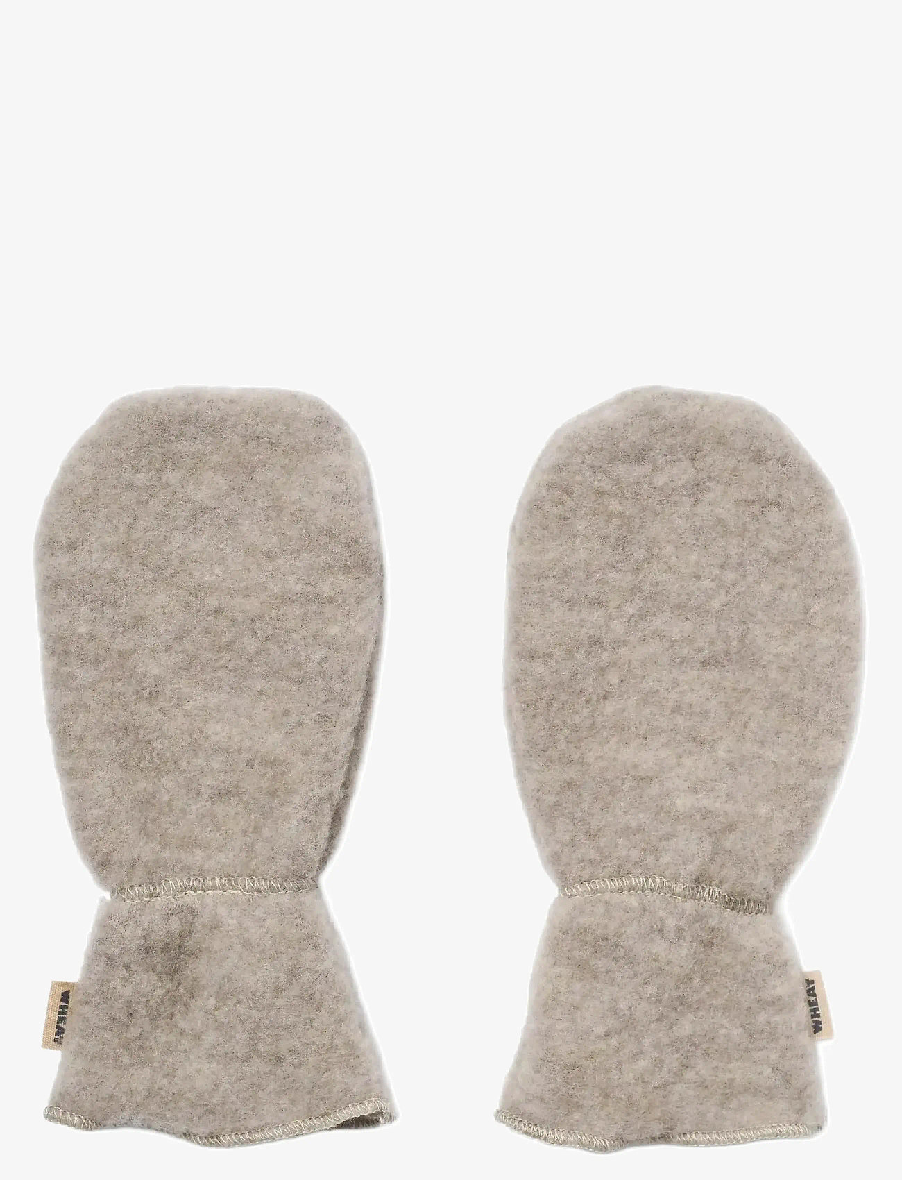 Wheat - Wool Fleece Miitens Jay - handschuhe - khaki melange - 0