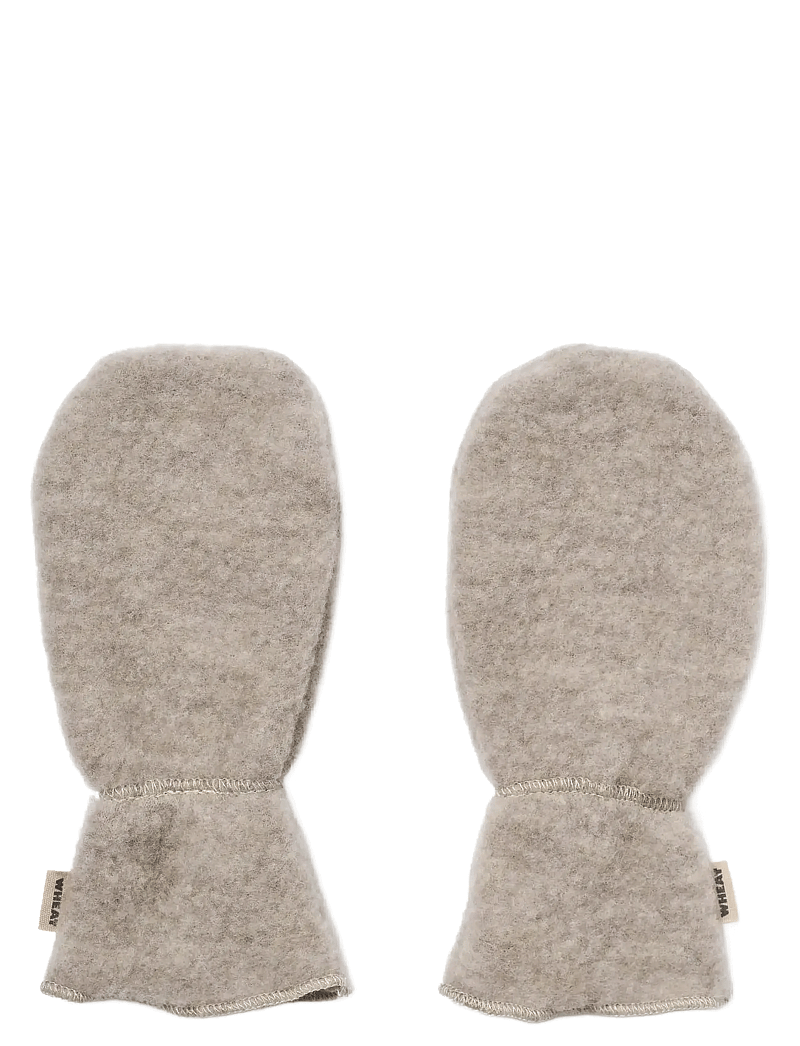 Wheat - Wool Fleece Miitens Jay - handschuhe - khaki melange - 0