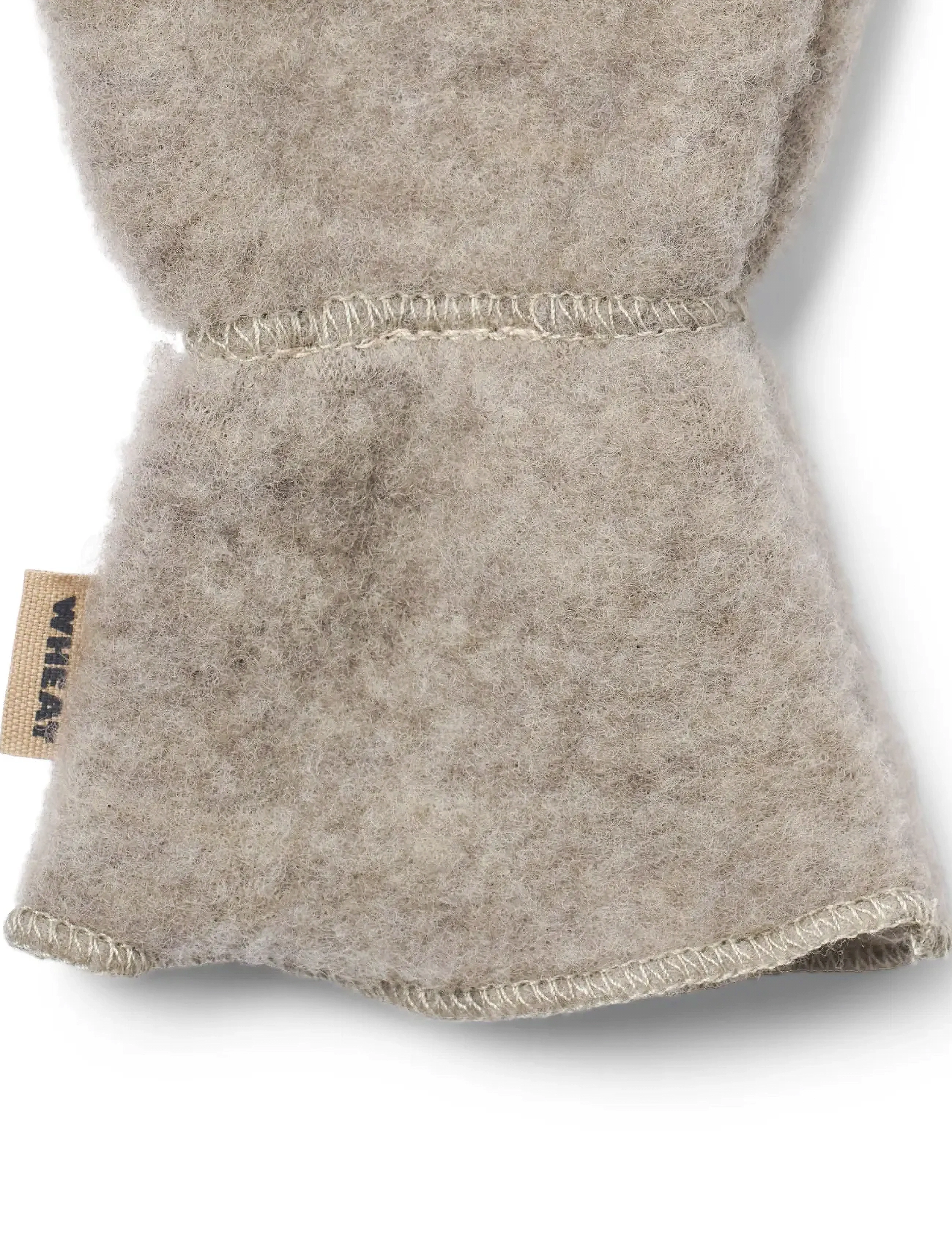 Wheat - Wool Fleece Miitens Jay - accessories - khaki melange - 1