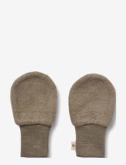 Wheat - Wool Fleece Mittens - lowest prices - grey stone - 0