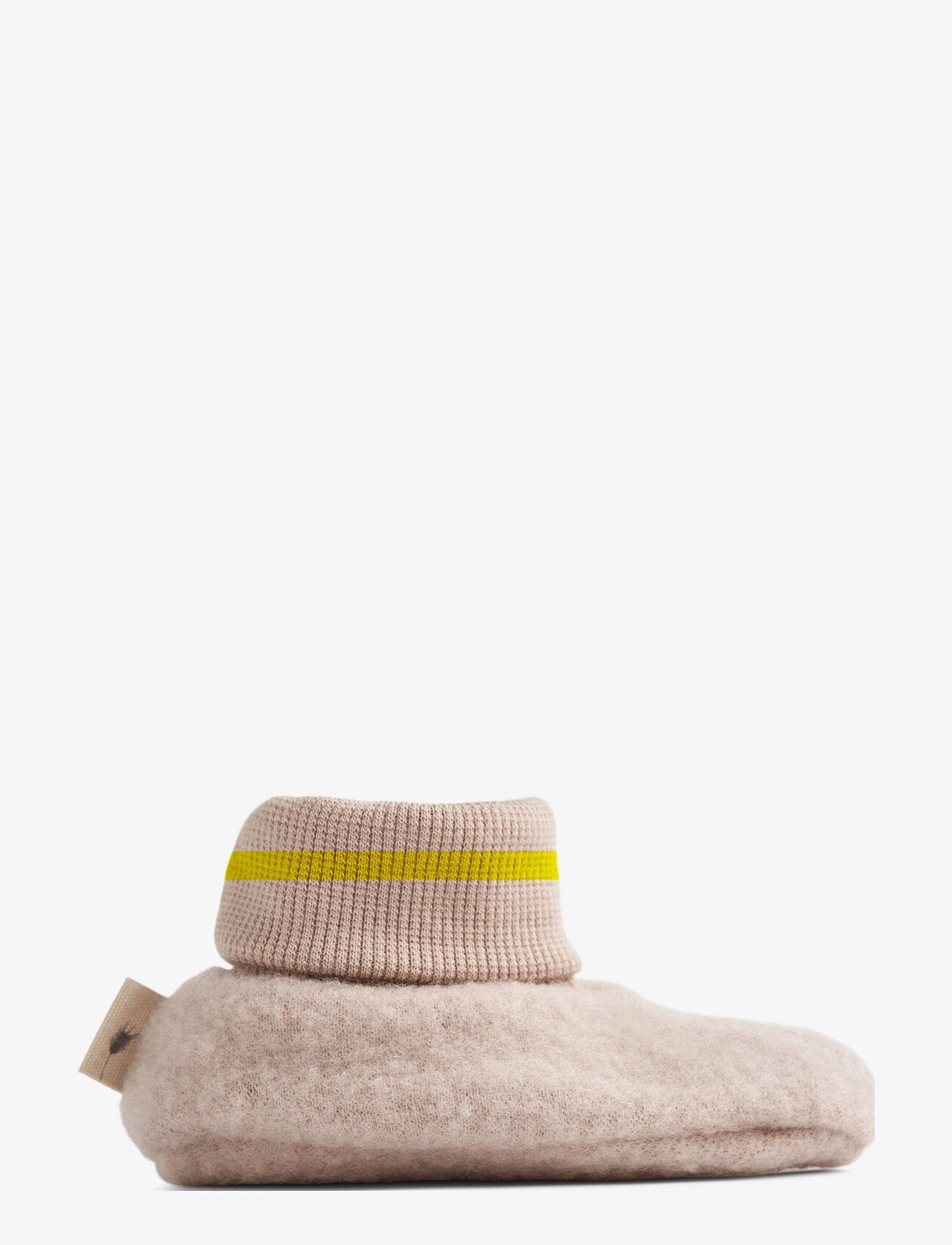 Wheat - Wool Fleece Booties Lei - dry rose - 2