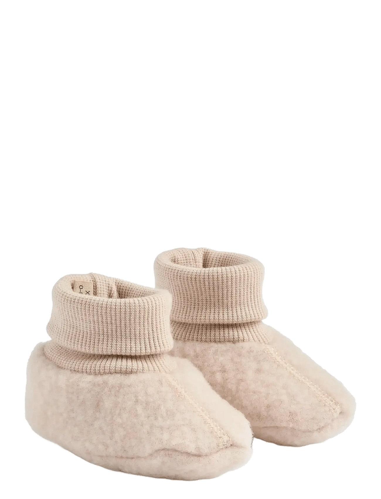 Wheat - Wool Fleece Booties Lei