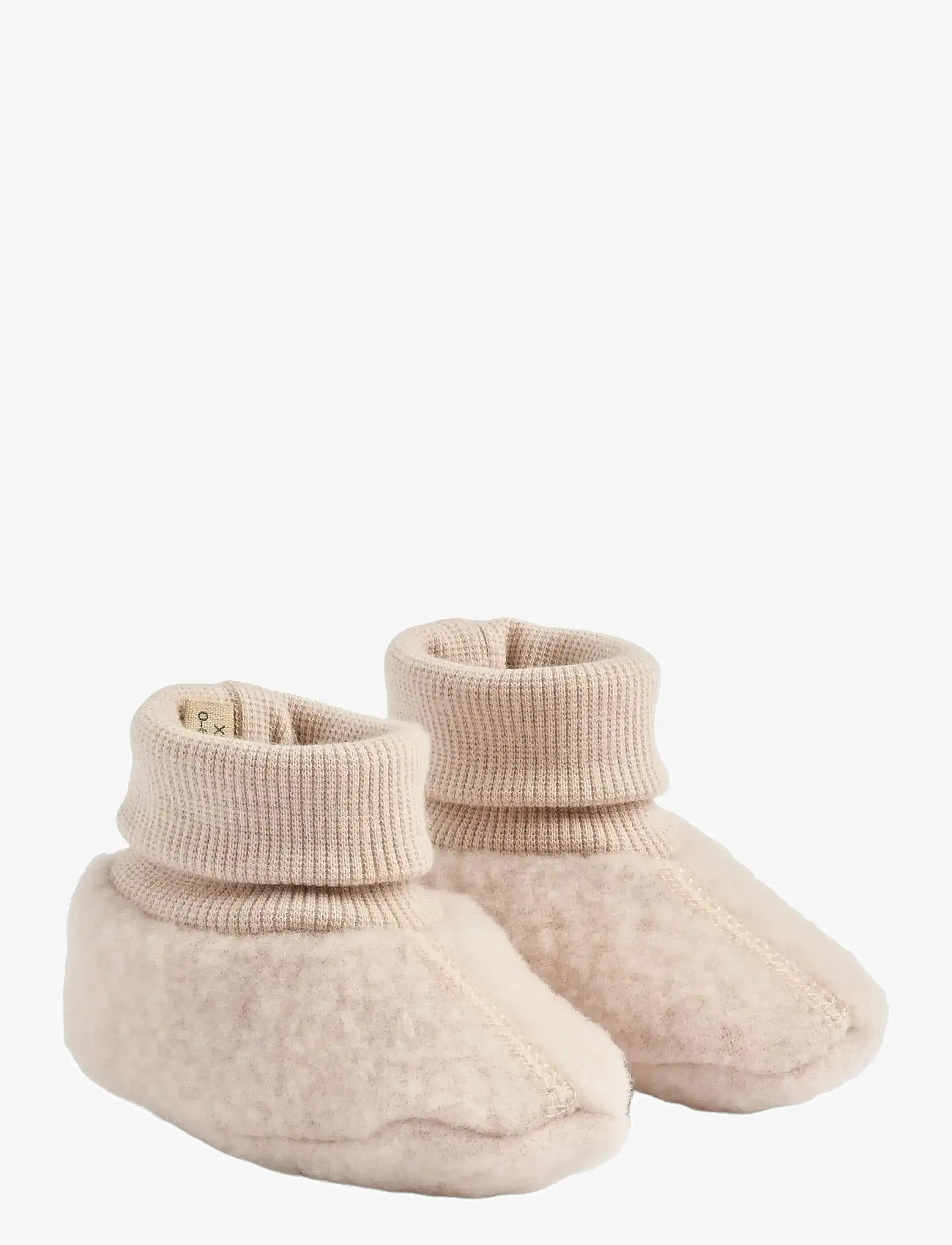 Wheat - Wool Fleece Booties Lei - hjemmesko - pale lilac - 0
