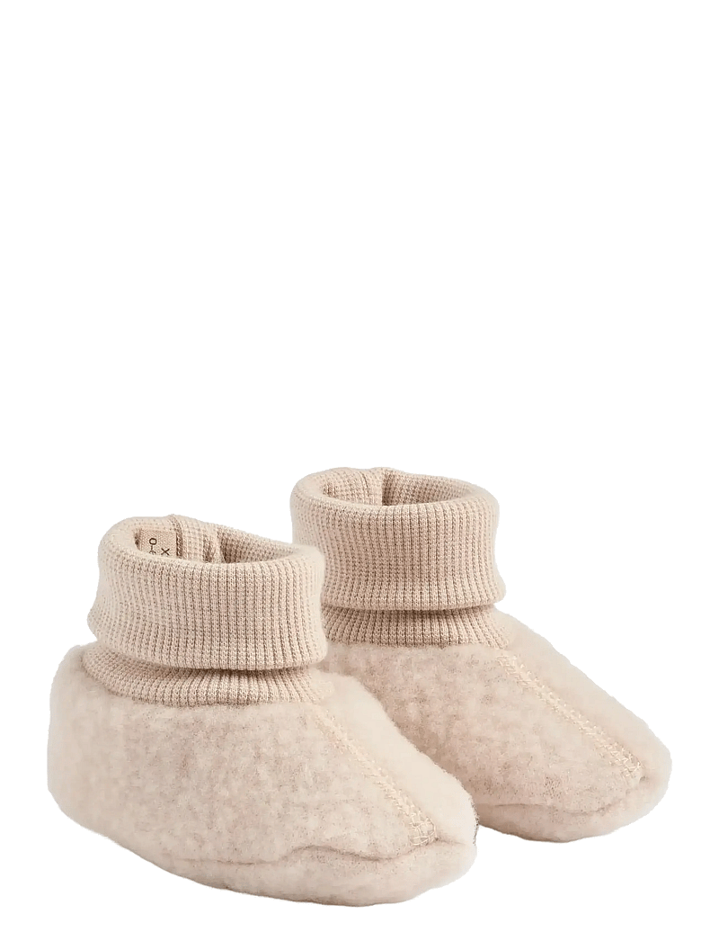 Wheat - Wool Fleece Booties Lei - hjemmesko - pale lilac - 0