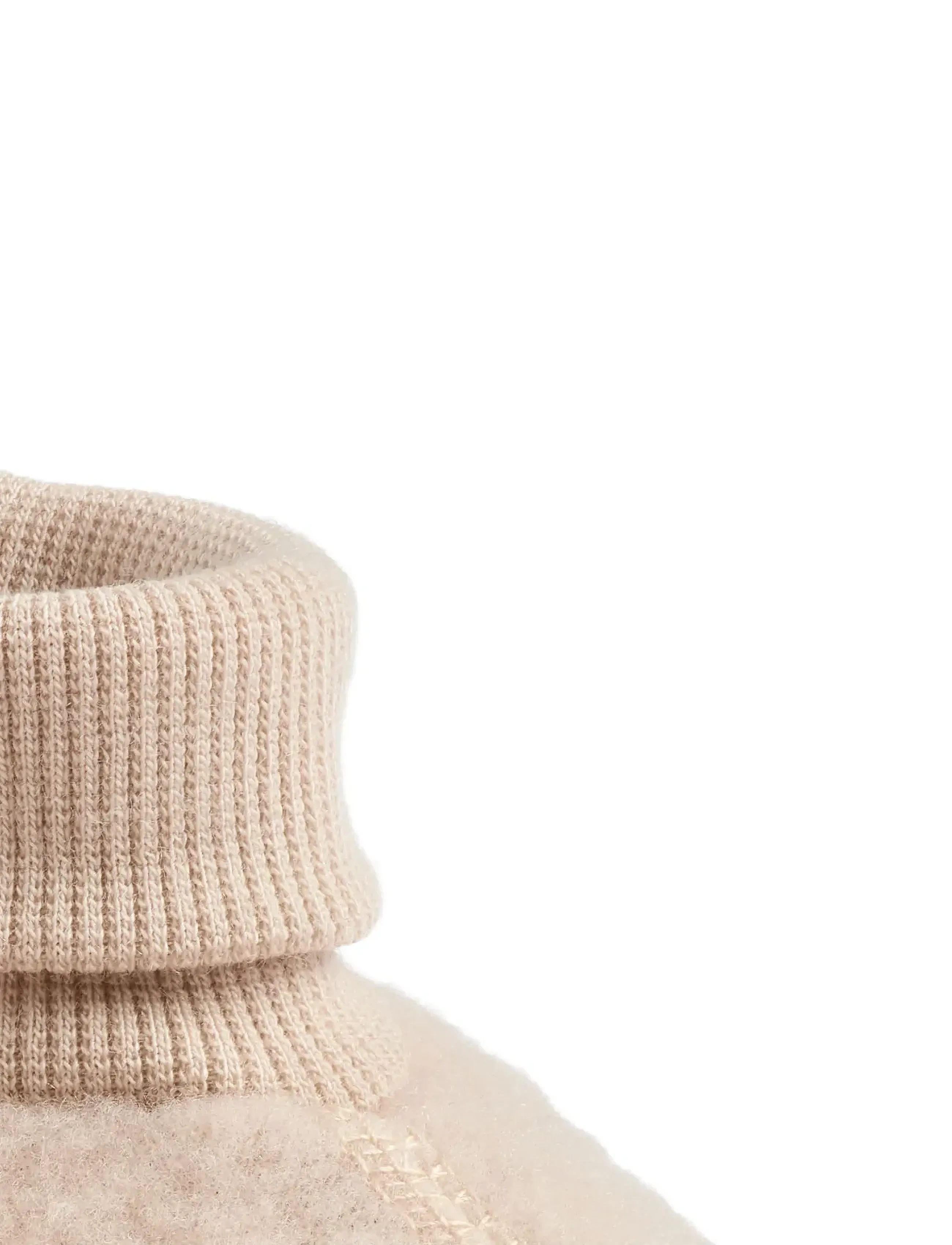 Wheat - Wool Fleece Booties Lei - sussid - pale lilac - 1