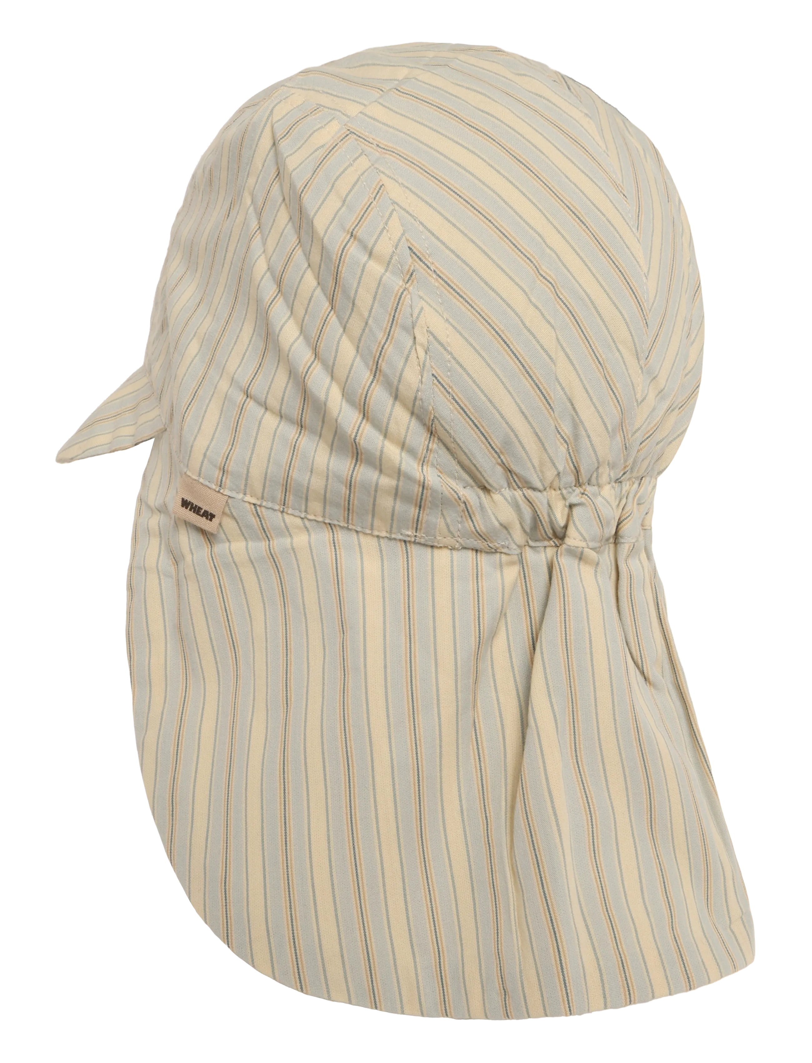 Wheat - Sun Hat Woven Tonga - blue ocean stripe - 1
