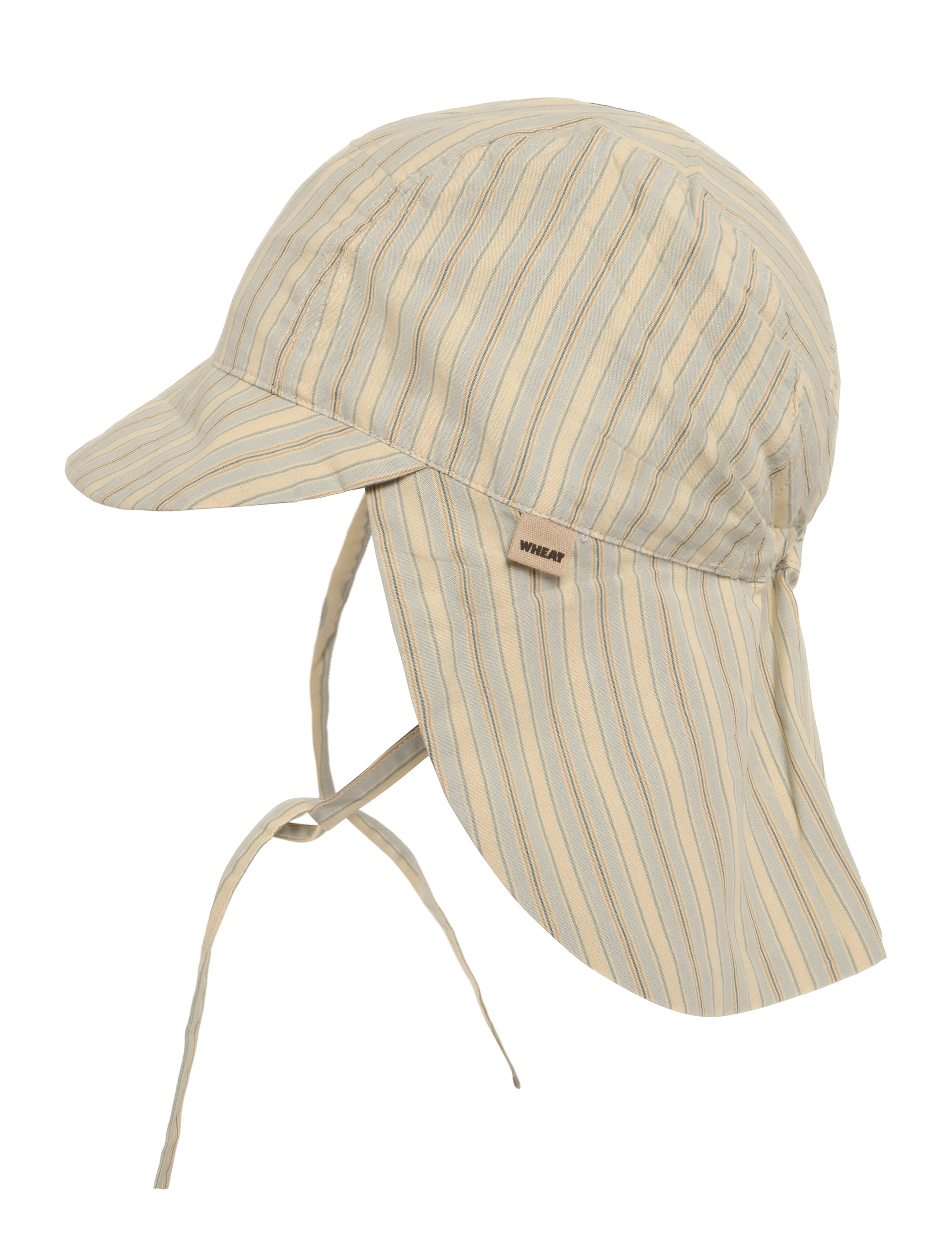 Wheat - Sun Hat Woven Tonga - blue ocean stripe - 2