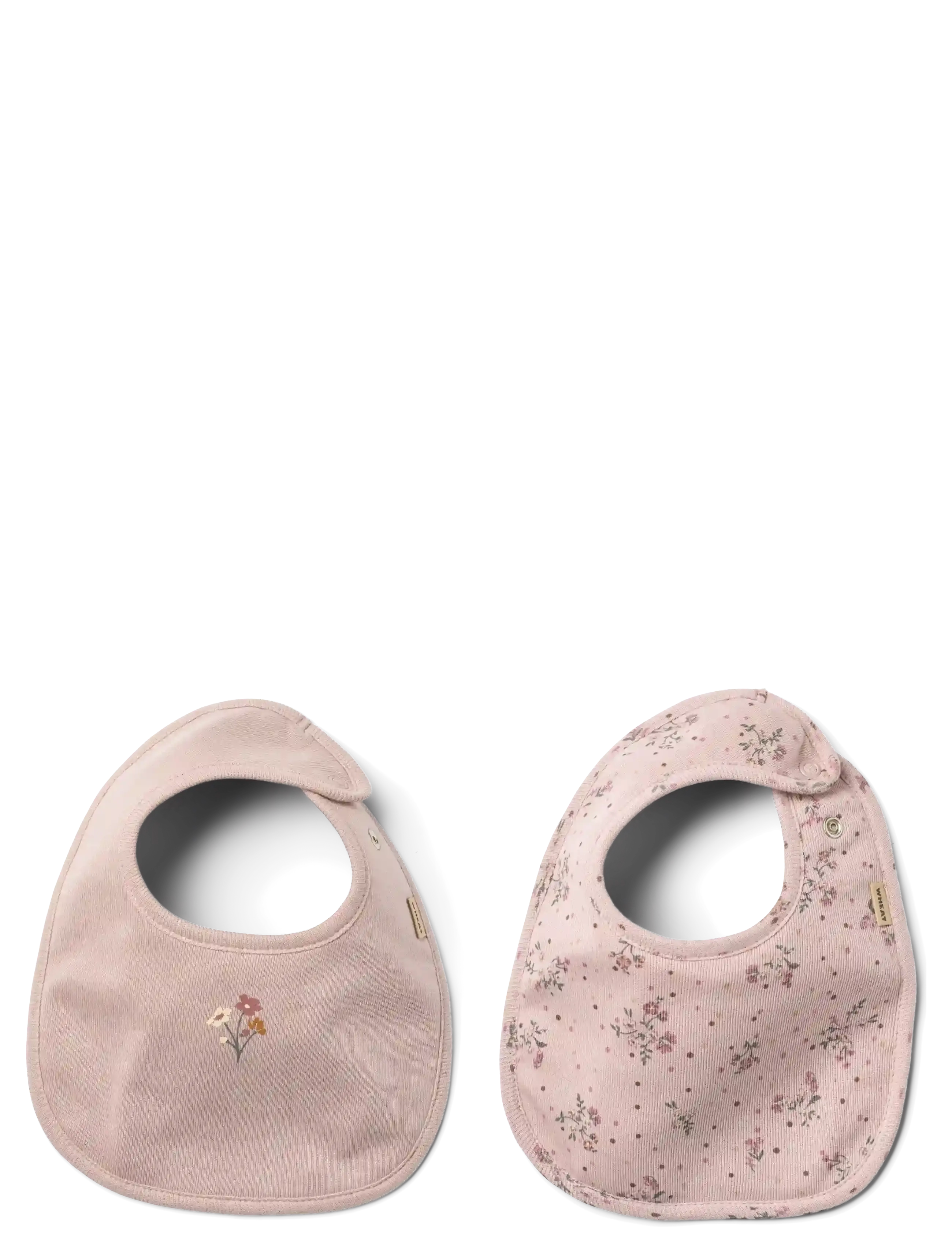 Wheat 2 Bib Taylor - Beebitooted - LILAC FLOWERS / pink/rose