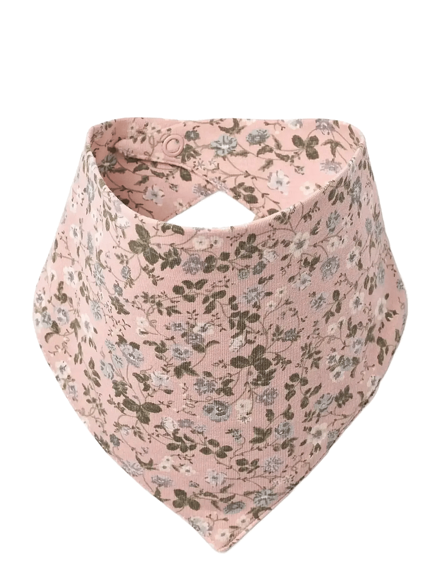 Wheat - 2 Bib Eden - rose powder flowers - 2