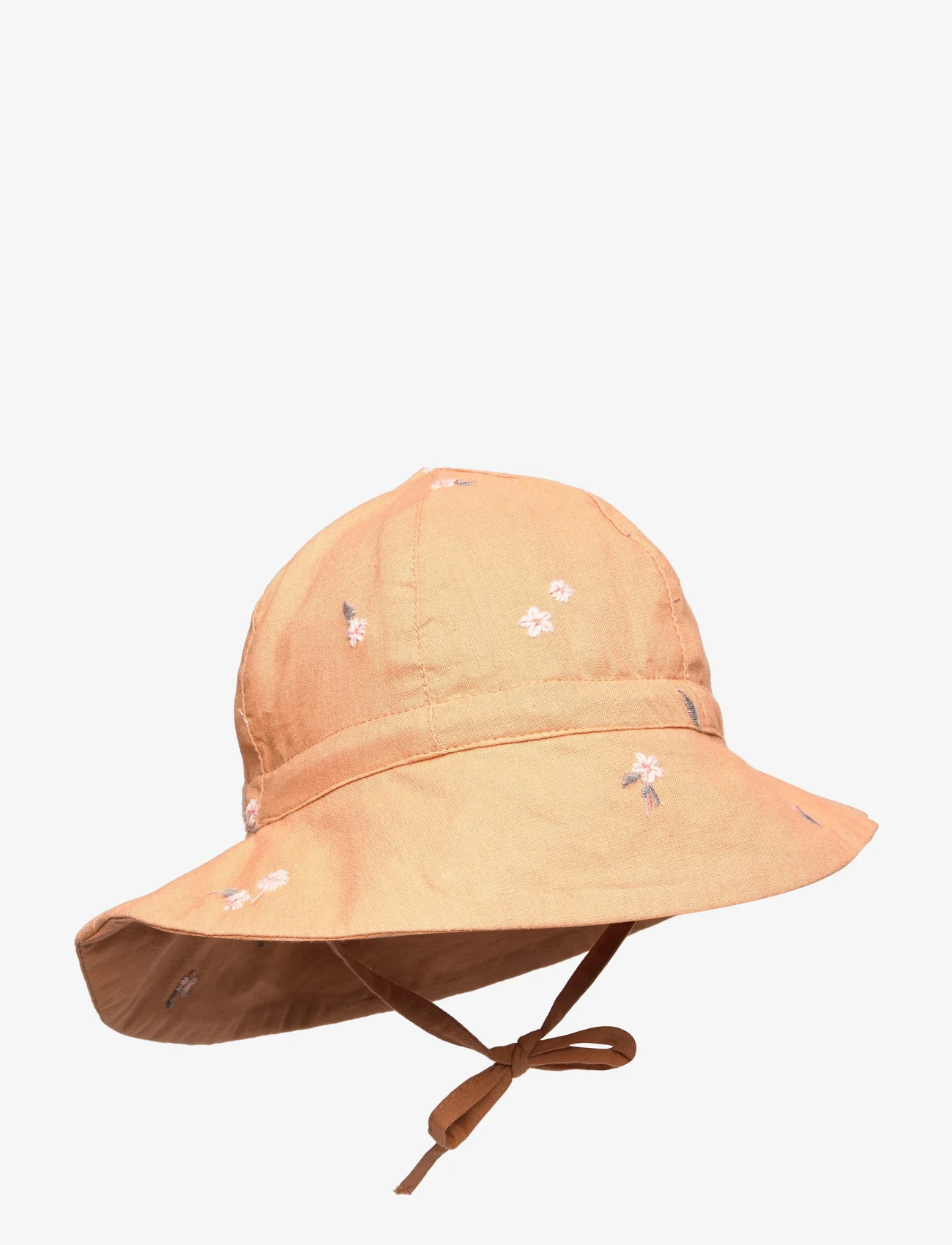 Wheat - Baby Girl Sun Hat - solhatter - embroidery flowers - 0