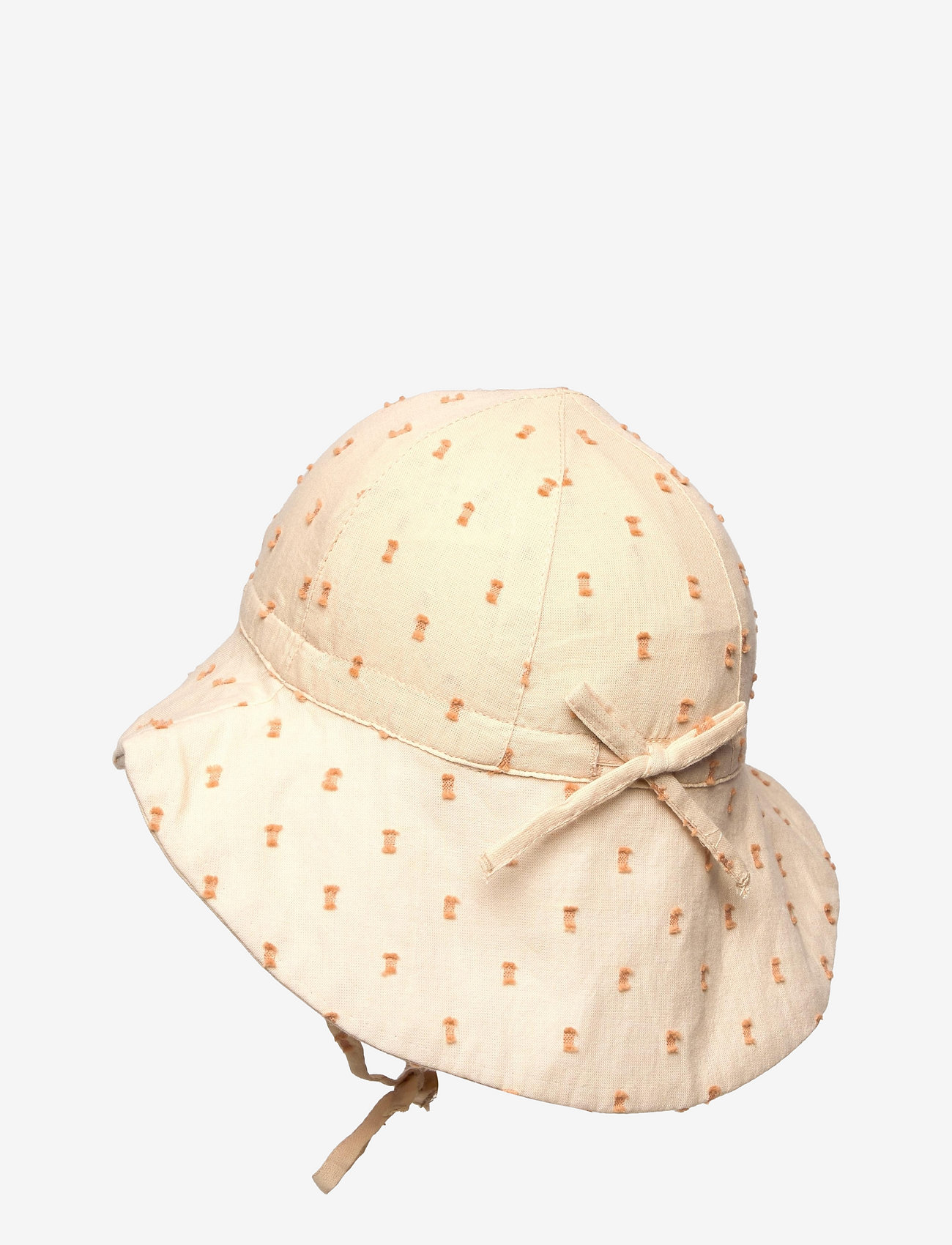 Wheat - Baby Girl Sun Hat - kapelusz przeciwsłoneczny - sandstone dot - 1