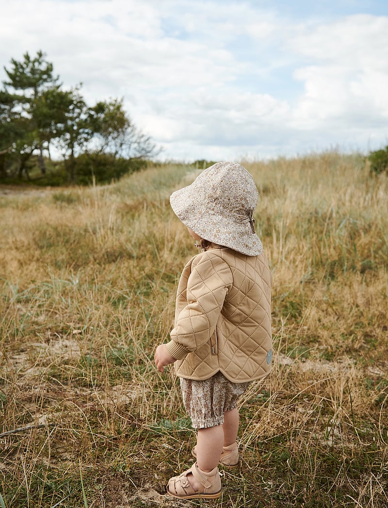 Wheat - Sun Hat Chloè - kapelusze przeciwsłoneczne - soft lilac flowers - 0