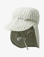 Wheat - Sunhat Albert - kapelusze przeciwsłoneczne - aquablue stripe - 0