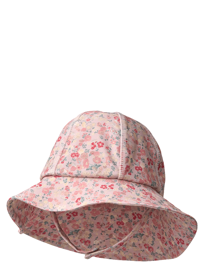 Wheat - UV Sun Hat Bora - badekappen - powder flowers and seashells - 0
